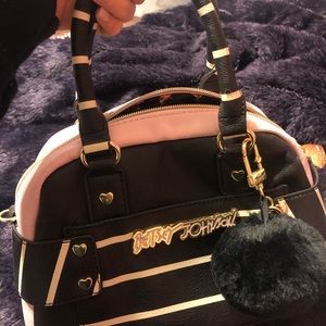 small leather Betsey Johnson purse/handbag.